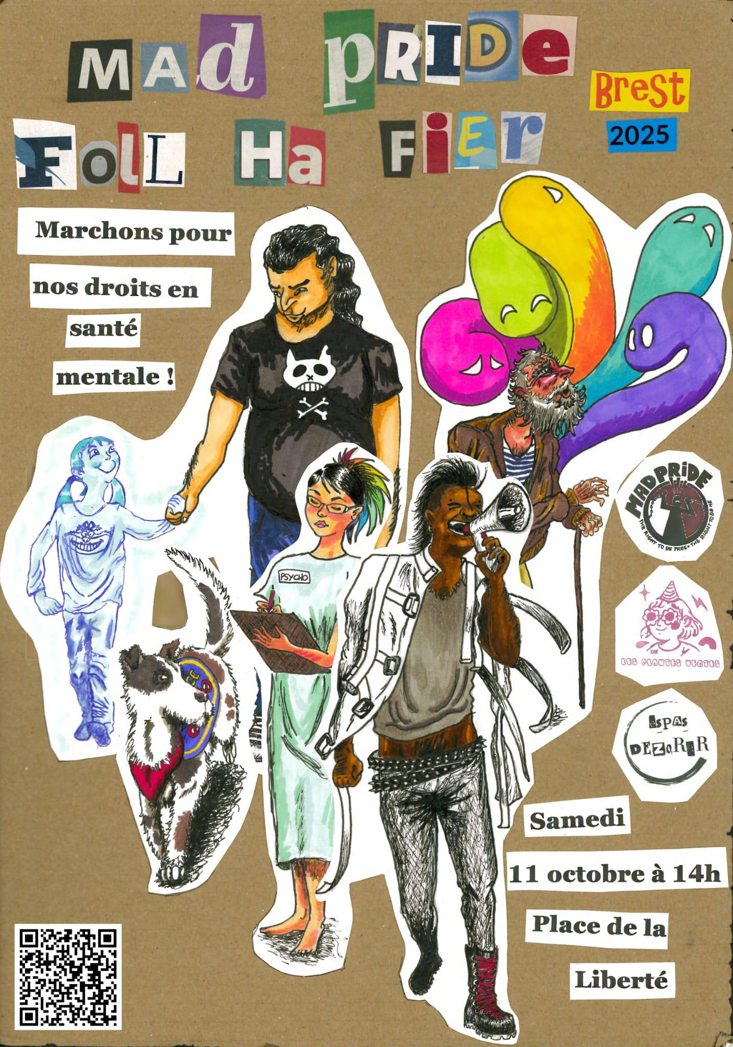 Mad Pride 2025 à Brest